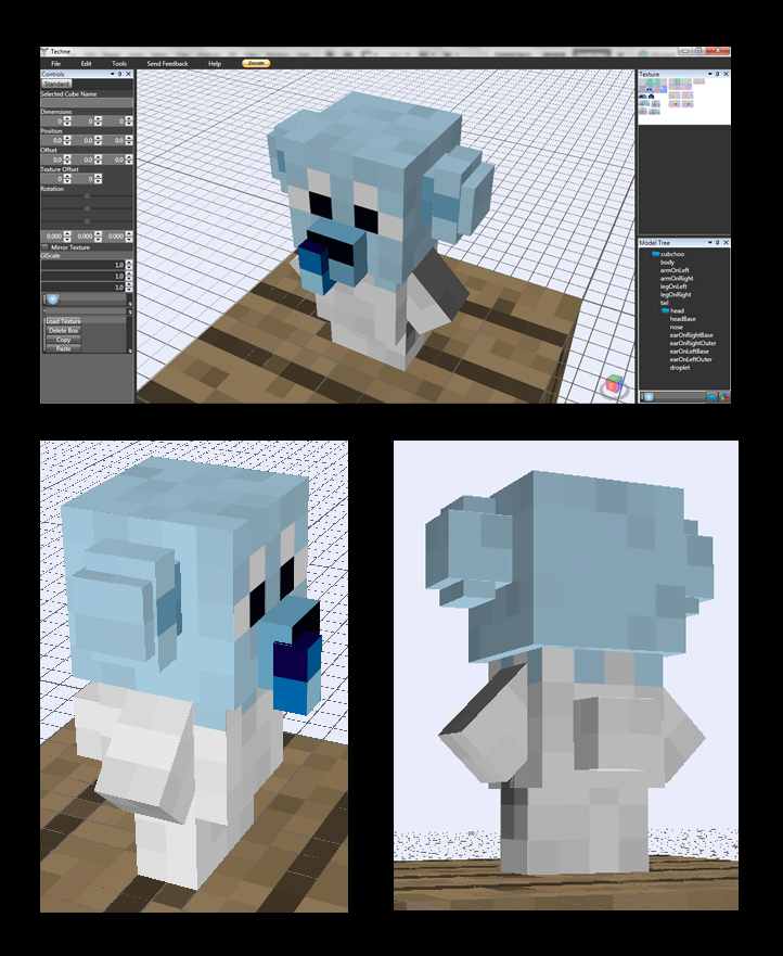 Minecraft Cubchoo Mob v-0.5