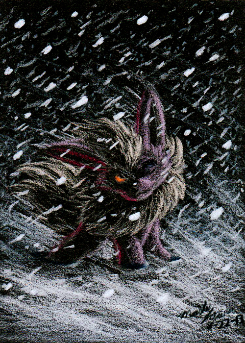 Snowswept Flareon ACEO