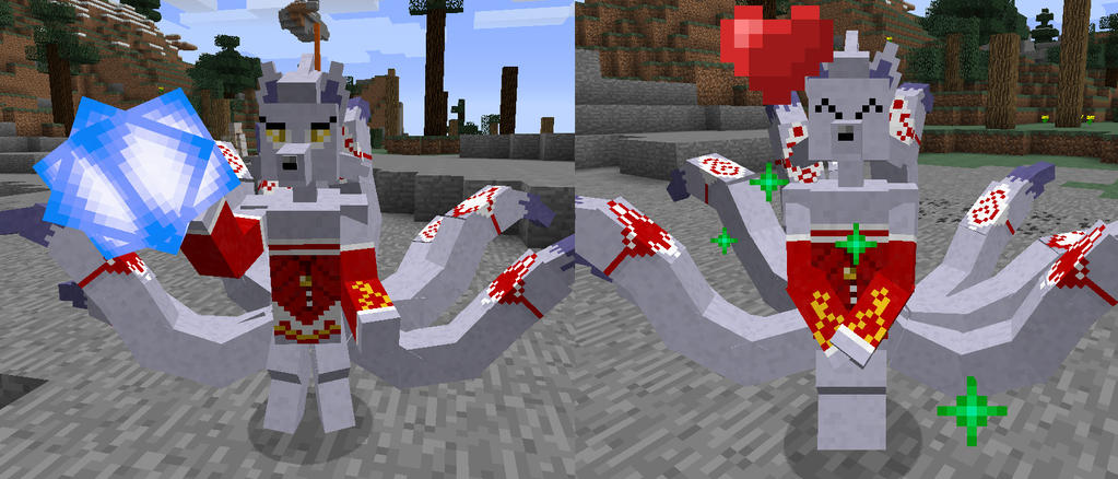 Minecraft Ionian Ninetales Finished by FuzzyAcornIndustries on DeviantArt