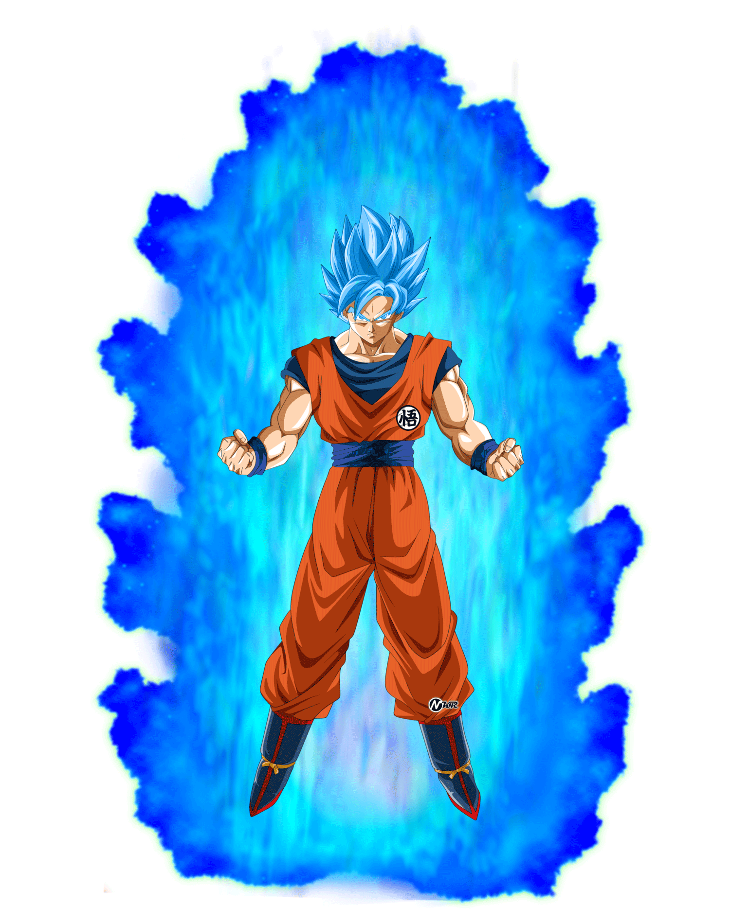 gogeta ssj blue perfecto by naironkr on DeviantArt