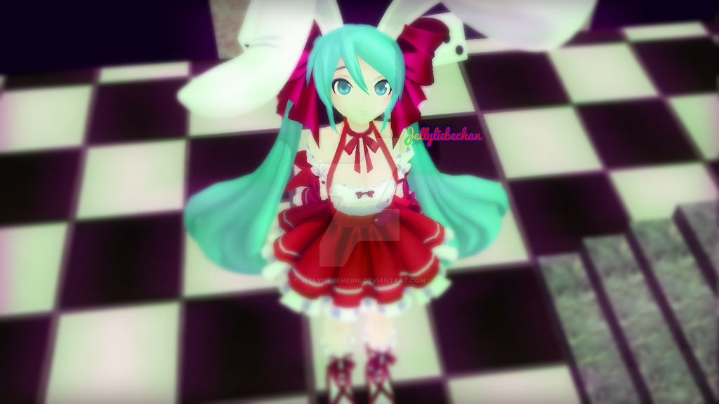Miku Ride Rabbit Rabbit Miku by JellyLiebeMeine on DeviantArt