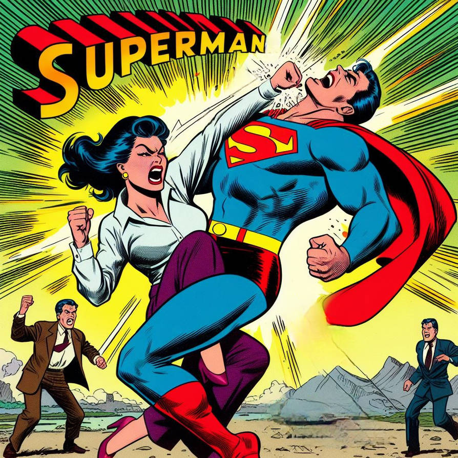 Superman meets the power of Punisher-Lois! by winsonn on DeviantArt