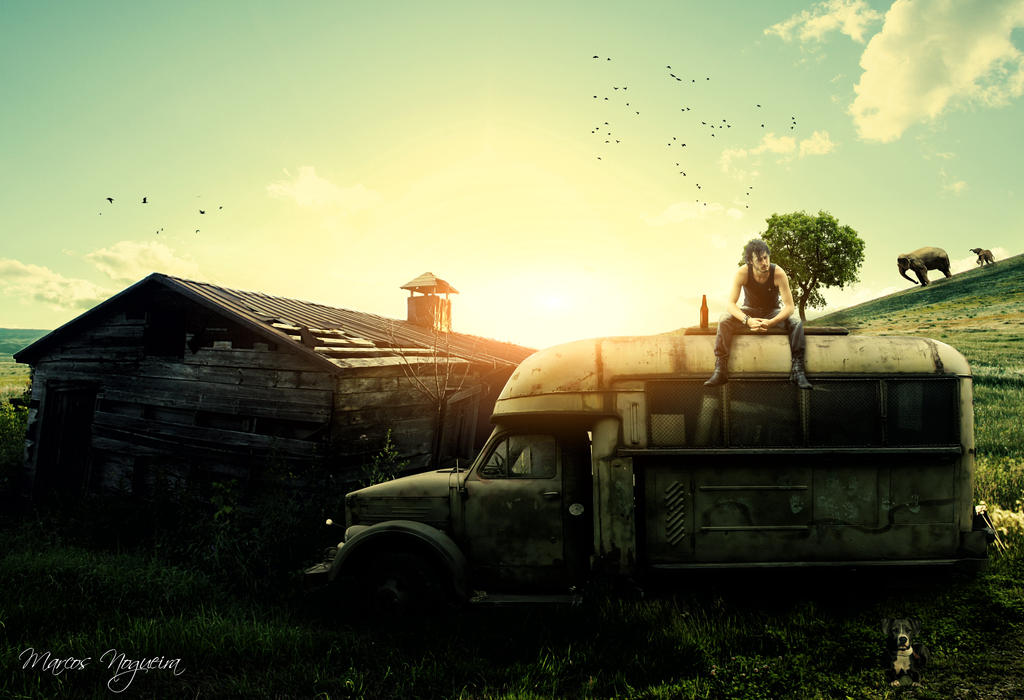 Abandoned bus by marcosnogueiracb