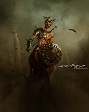 Centaur Warrior by marcosnogueiracb Centaur Warrior by marcosnogueiracb