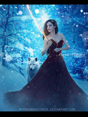 The warrior and wolf by marcosnogueiracb The warrior and wolf by marcosnogueiracb