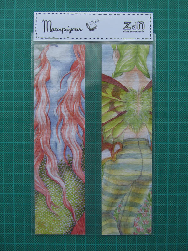 sirena y hada bookmarks