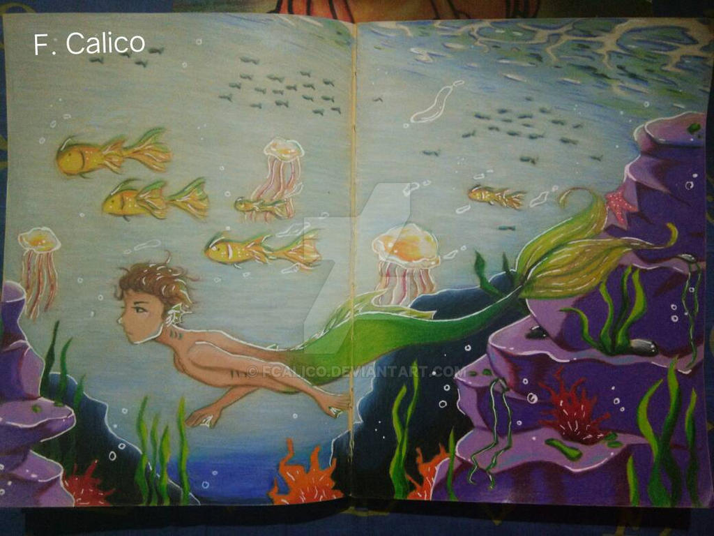 Merboy Octopus Merboy by FCalico on DeviantArt