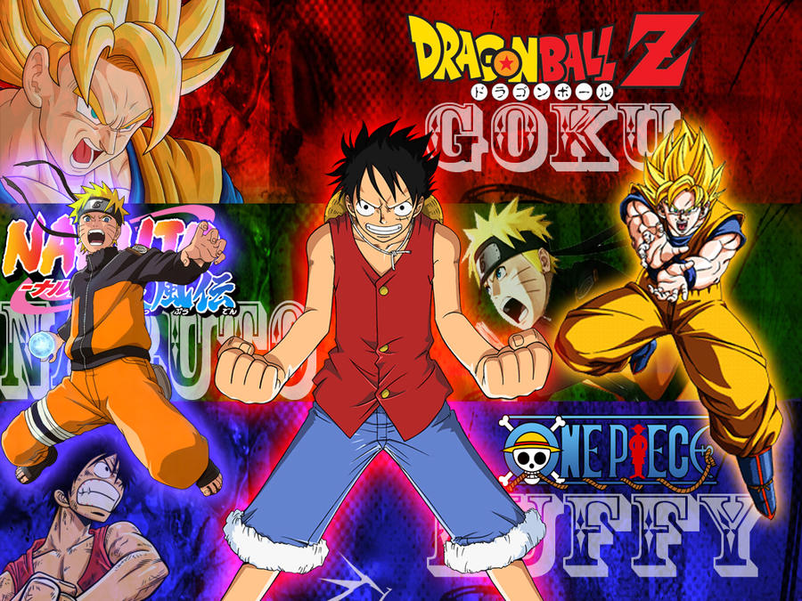 Naruto Dragonball Z And One Piece By Kpgtincho22 On Deviantart Naruto Dragonball Z And One Piece By Kpgtincho22 On Deviantart