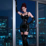 Redhead Latex Domme - Queen of the Night