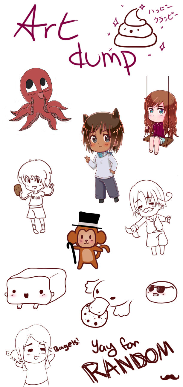 Random Deviantart Random Art Dump by blueoceaneyes101 on DeviantArt