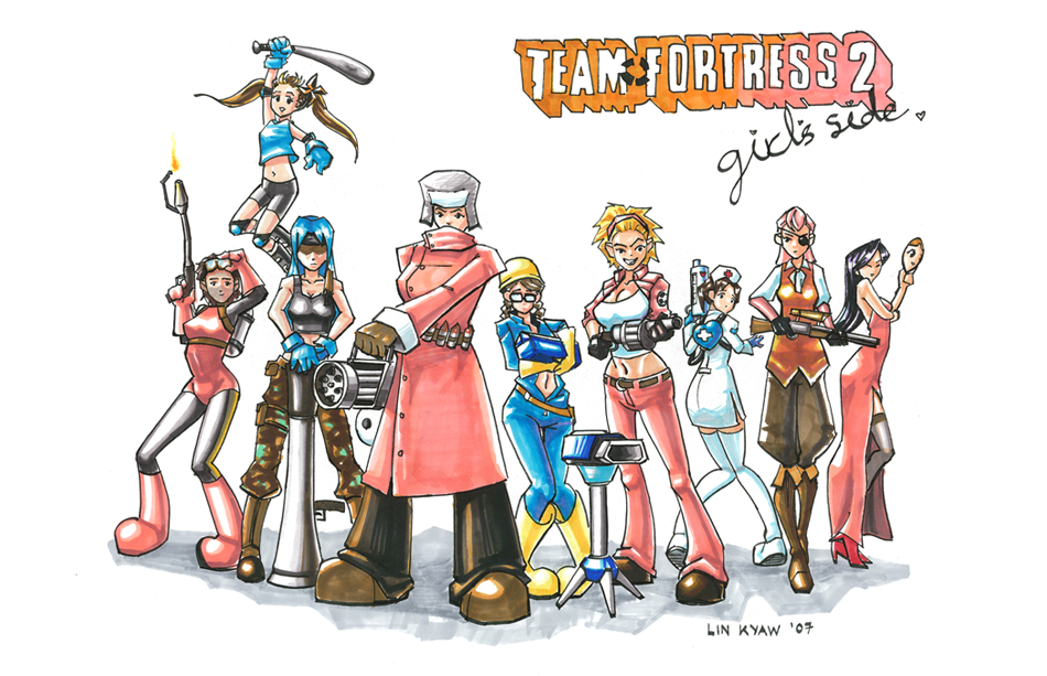 TEAM FORTRESS 2 Girls' Side