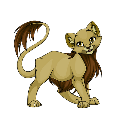 cattus female lion project mockup