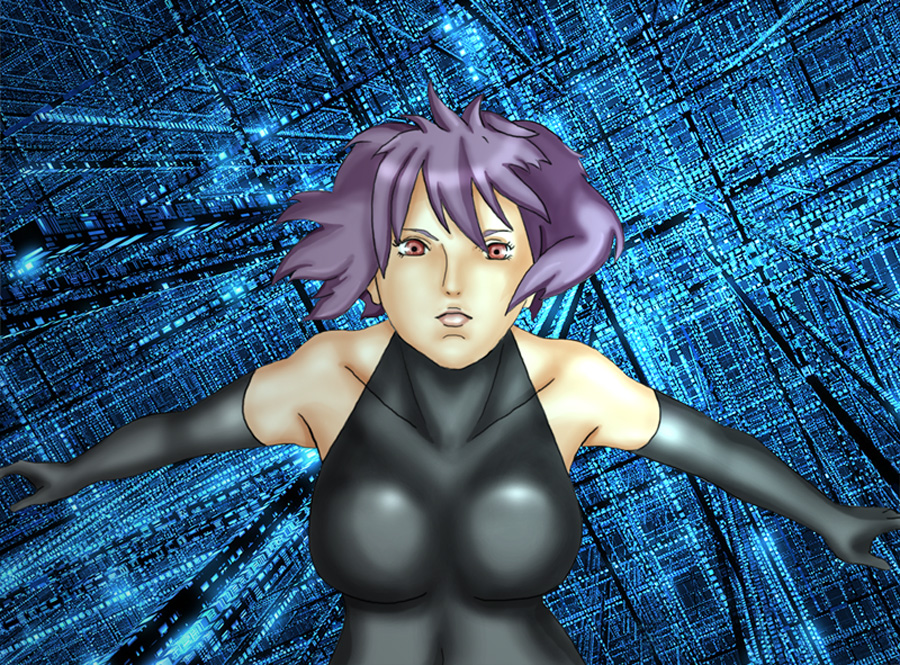 Motoko kusanagi  by hidricon