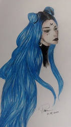 Blue hair