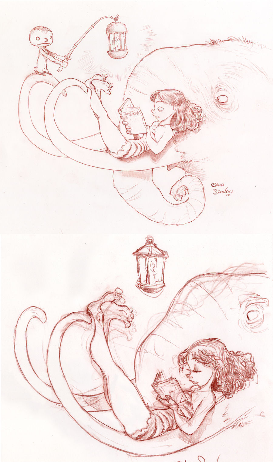Cavegirl Menu finish and rough by alohalilo