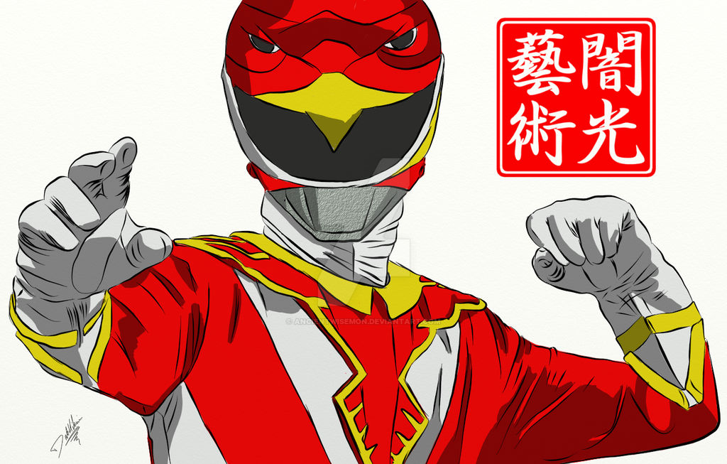 Red Hawk Red Ranger Red Hawk by AncientWisemon on DeviantArt