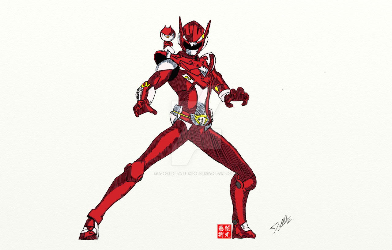 Red Miniforce Ranger by AncientWisemon on DeviantArt