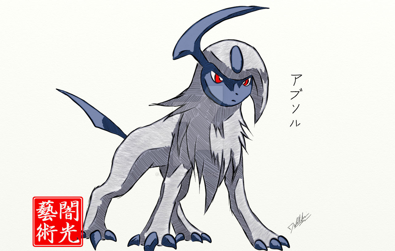 Absol by AncientWisemon on DeviantArt