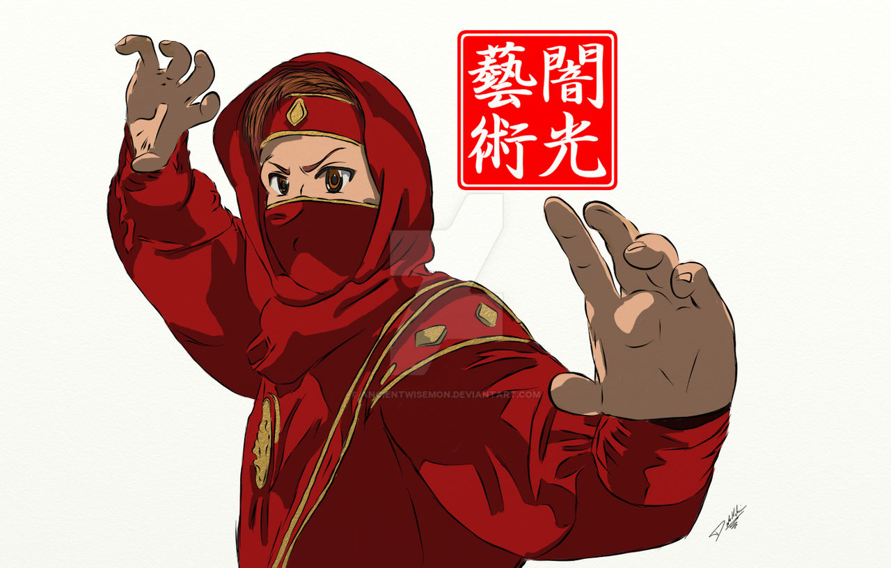 Ninja Ranger Render Deviantart Red Ninja Ranger by AncientWisemon on DeviantArt