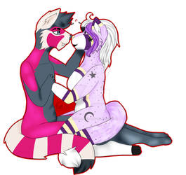 Art Trade With Kittykat Dawn (redrawn)