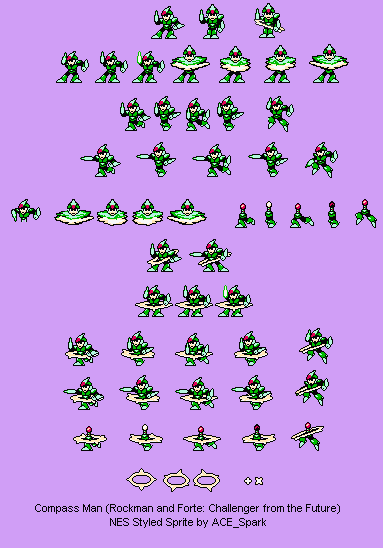 Compas Sprites Quint's Revenge 2 - Compass Man by ACE-Spark on DeviantArt