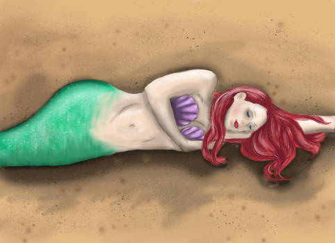 Sunbathing Ariel