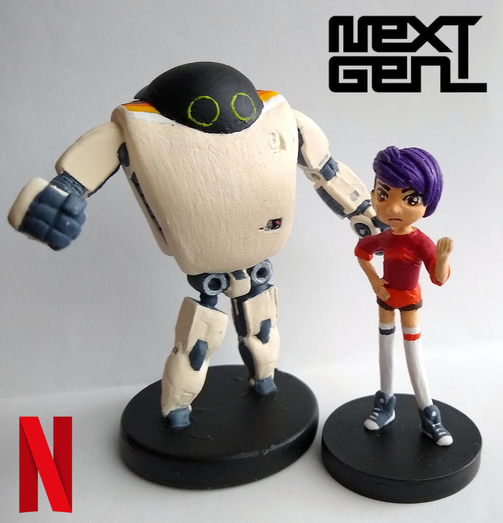 Next Gen Deviantart Next Gen Netflix Sculptures by guyolsson on DeviantArt