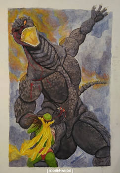 Who wins? / Godzilla vs Mama Lucha / Better Qualit