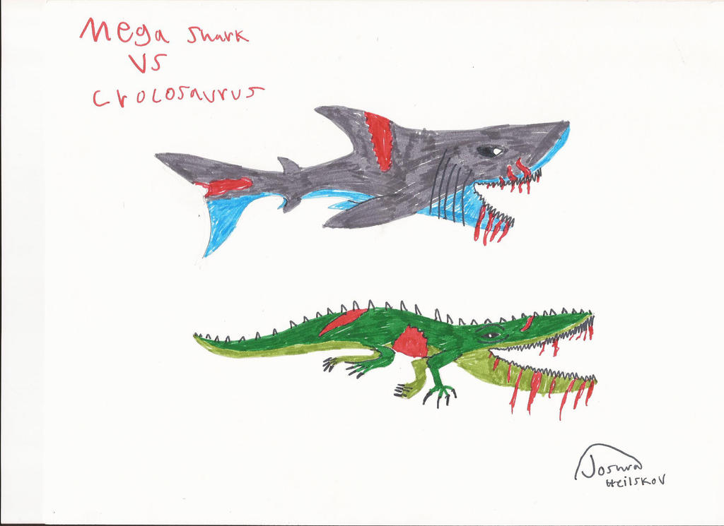 Mega Shark vs Crocosaurus by JoHei24 on DeviantArt