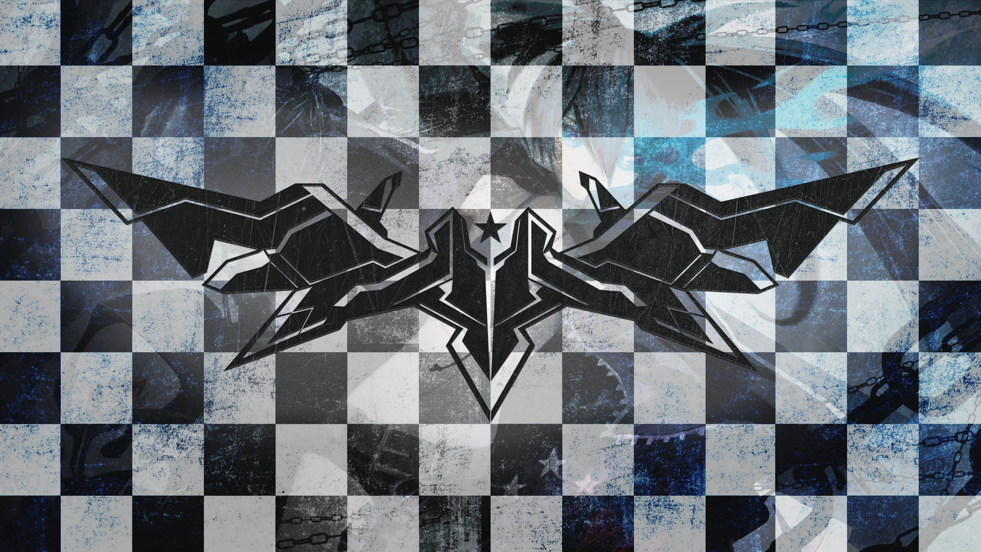 Black Rock Shooter - The Game Logo Wallpaper