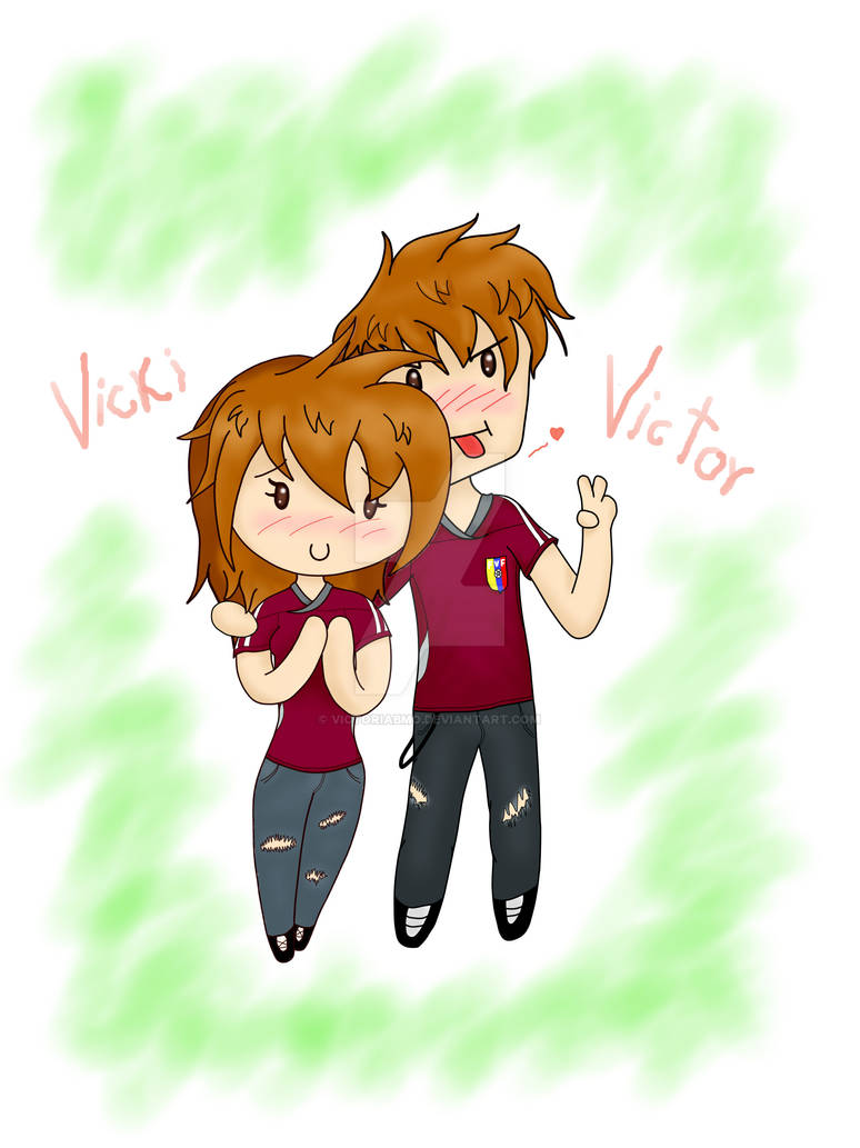 Victor Vicky Mod Vicki y Victor Pasion Vinotinto by VictoriaBMO on DeviantArt