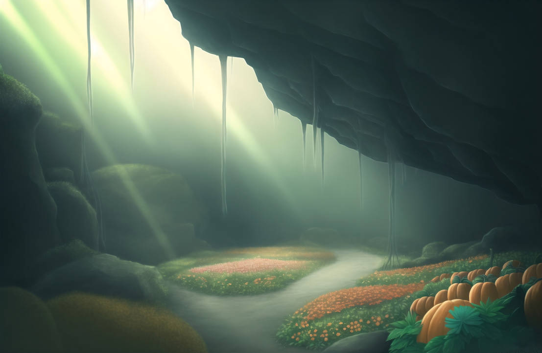 The Colorful Cave by GeomanticArts on DeviantArt