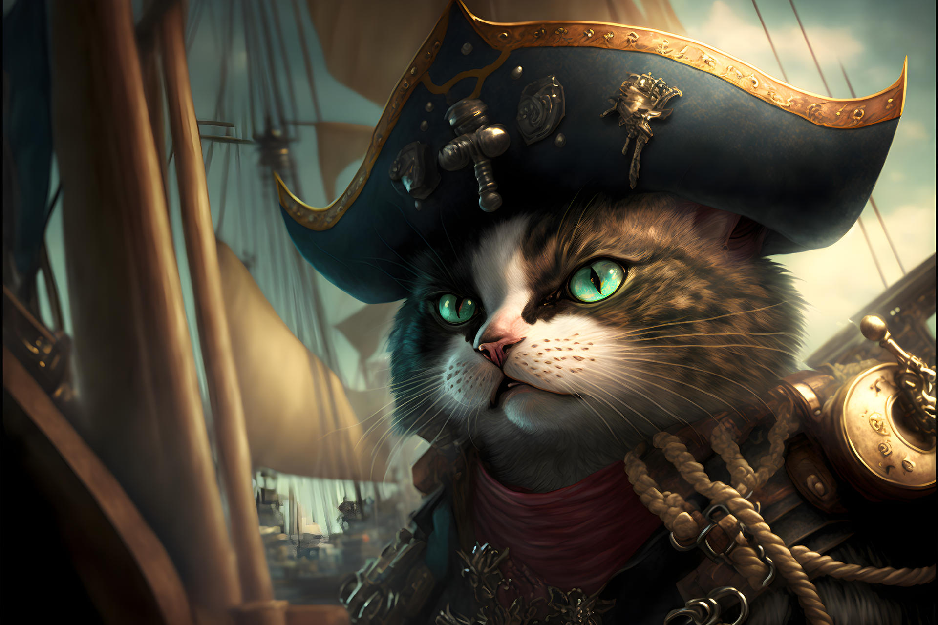 Pirate Cat by NostalgicSUPERFAN on DeviantArt