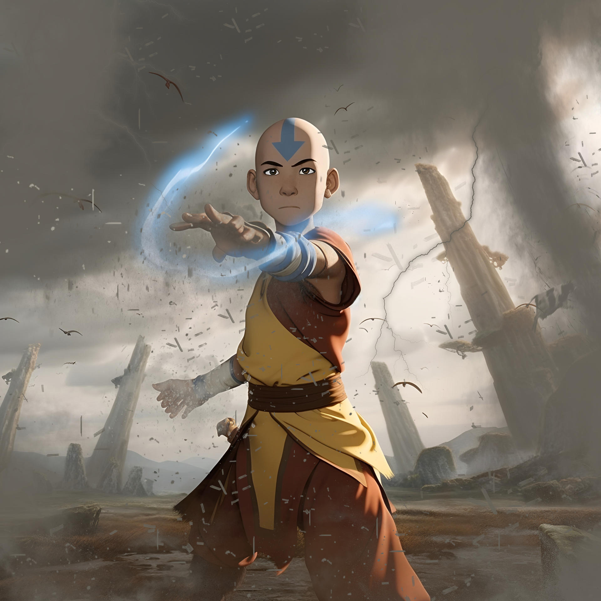 Ang Waterbender Airbender Ang by NostalgicSUPERFAN on DeviantArt