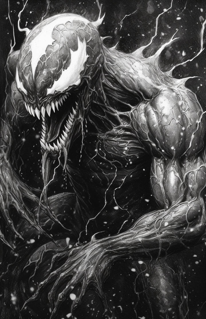 Venom Black And White By NostalgicSUPERFAN On DeviantArt venom-black-and-white-by-nostalgicsuperfan-on-deviantart