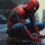 Peter grieving for Gwen