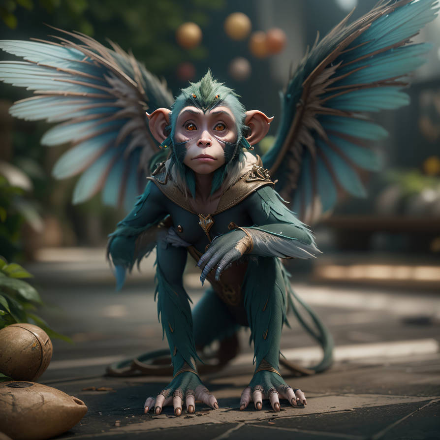 Azoz Monkey The Wizard of Oz: (Flying Monkey) by NostalgicSUPERFAN on DeviantArt
