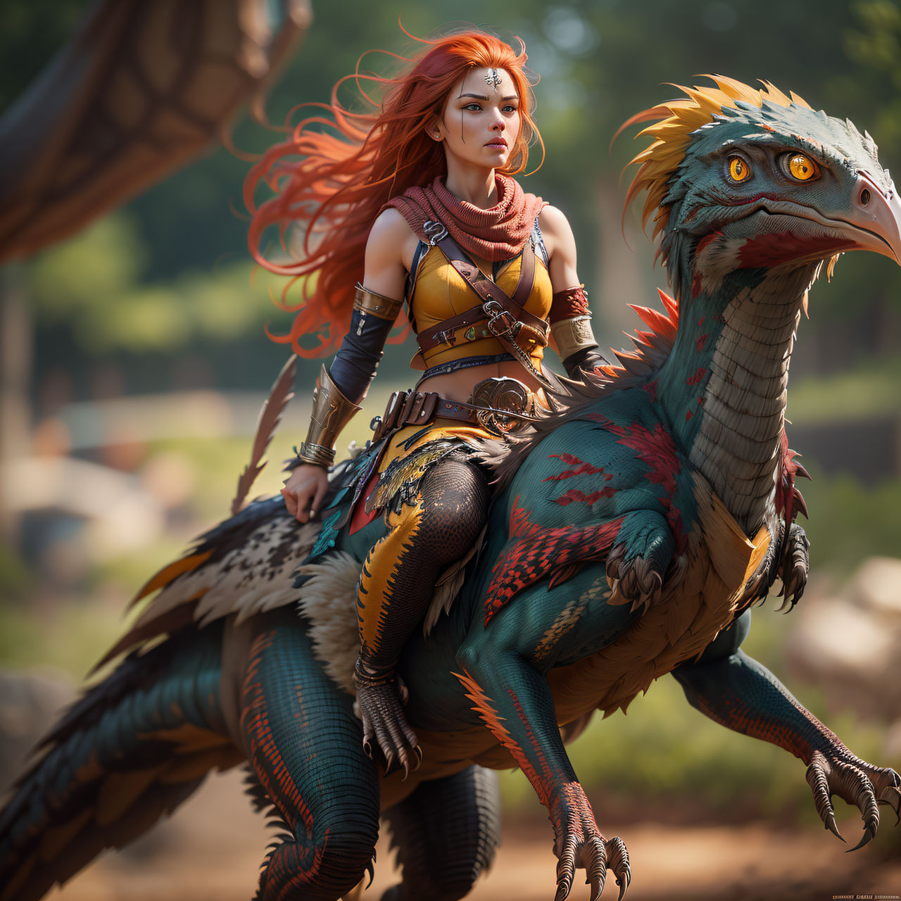 Giant Princess Riding Mongo Tales from MONGO: (Princess Aura) daughter of Ming by NostalgicSUPERFAN ...