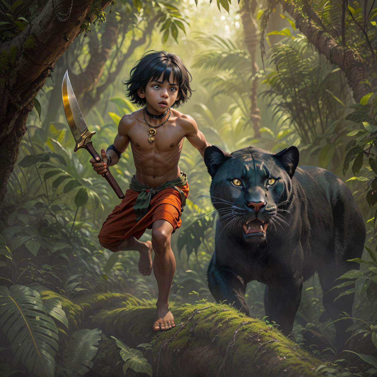 The Jungle Book: (Mowgli) by NostalgicSUPERFAN on DeviantArt