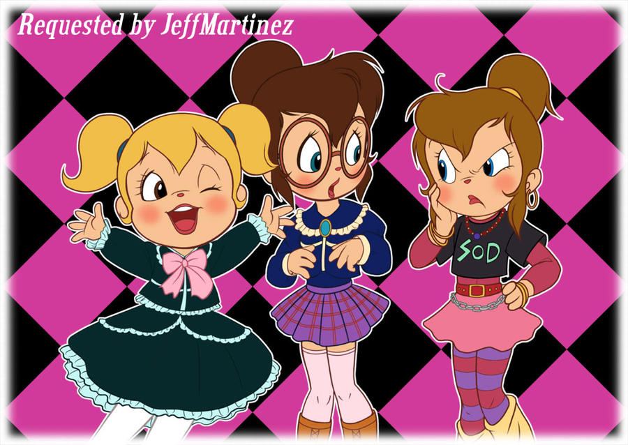 Chipettes_Requested by zackmolis on DeviantArt