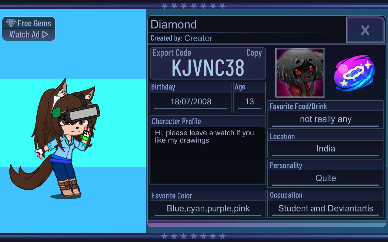 my character online code (Gacha Club) by XxDiamond13Xx on DeviantArt