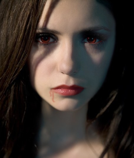 Katherine-Elena as a vampire