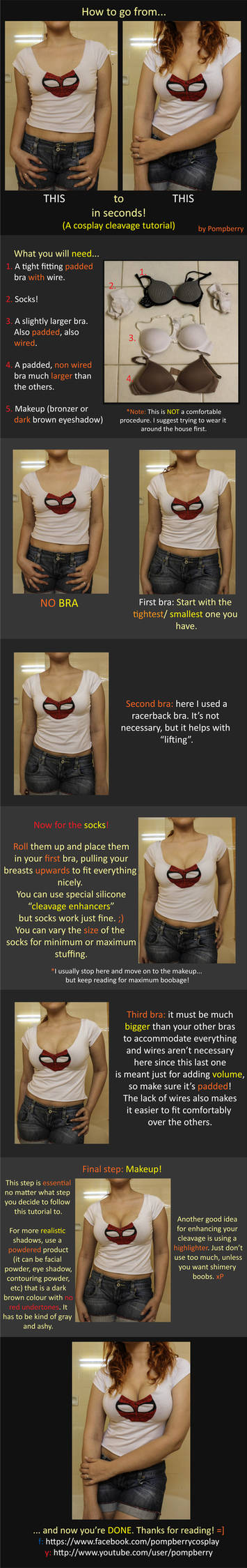 Cosplay Cleavage Tutorial by pomp-berry