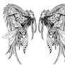 wing tattoo design II