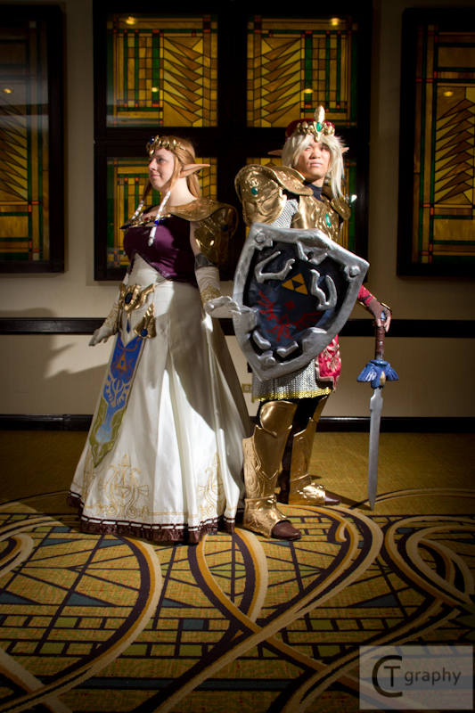 Twilight Princess Zelda and Magic Amor Link 02