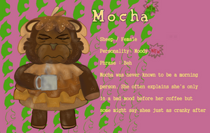 AC OC : Mocha the Moody sheep