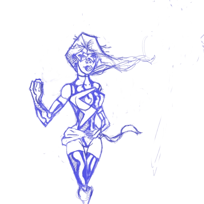 ms marvel pencils