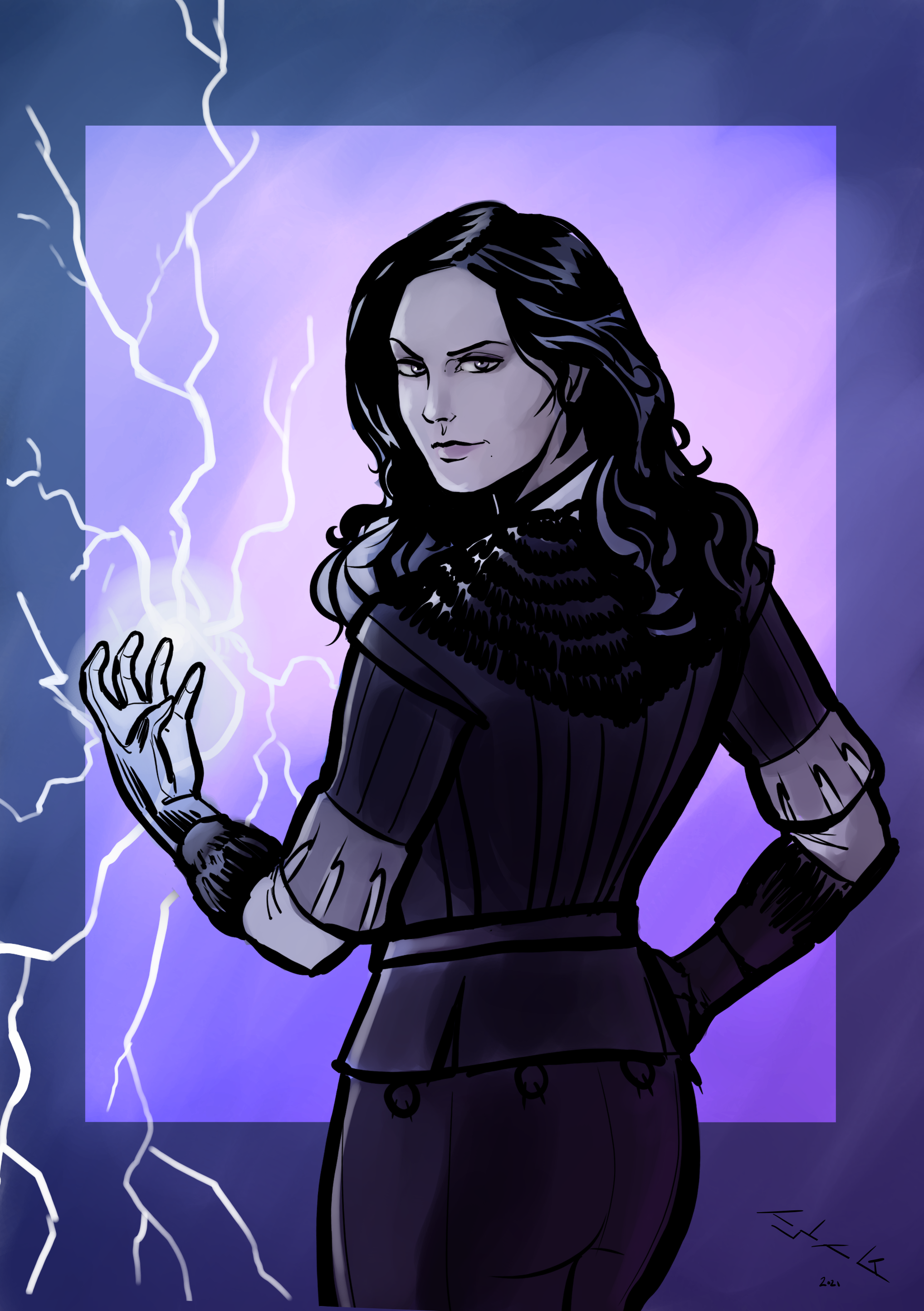 Yennefer of Vengerberg (The Witcher 3: Wild Hunt) by LordHayabusa357 on  DeviantArt