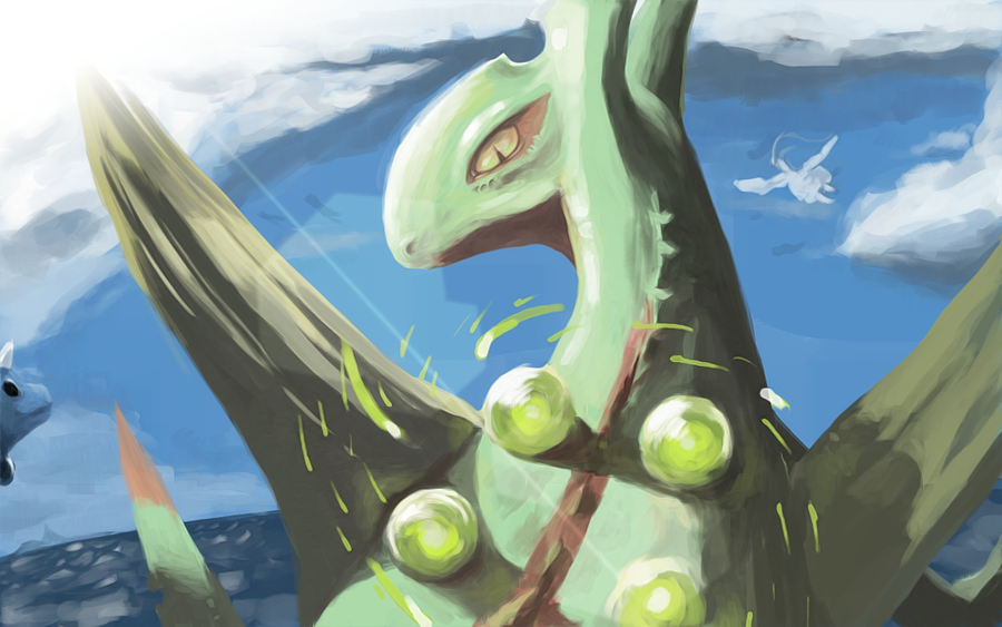 Mega Sceptile Solar Beam