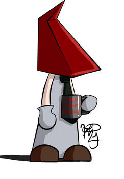 Pyramid Head with Mug